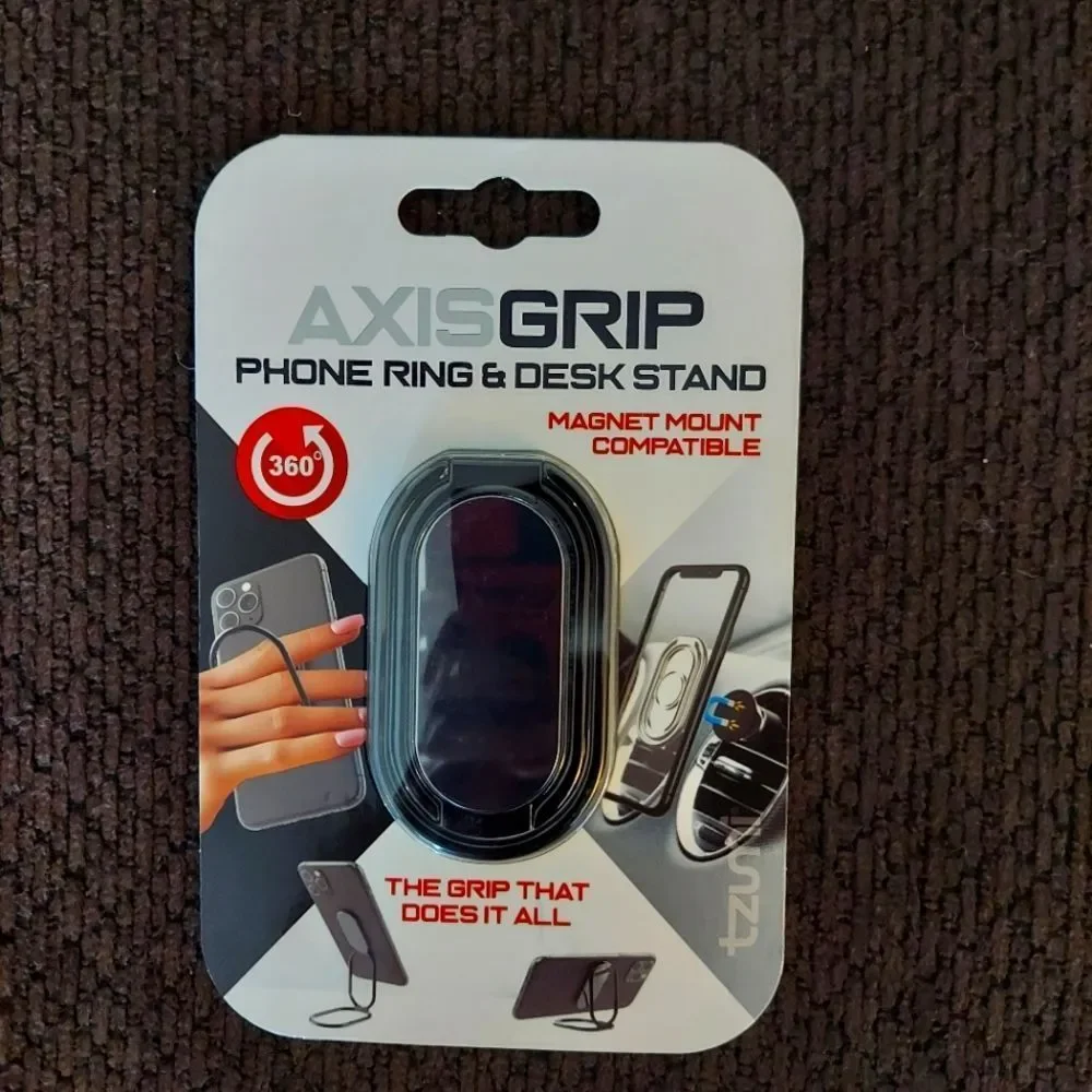 Tzumi Axis Grip Universal Smartphone Ring Holder & Desk Stand